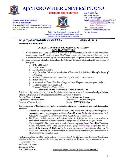 How to Write a Winning Admission Letter for Nigerian Universities