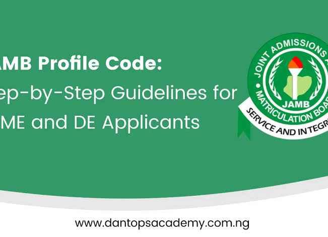 JAMB Profile Creation: A Step-by-Step Tutorial for Candidates