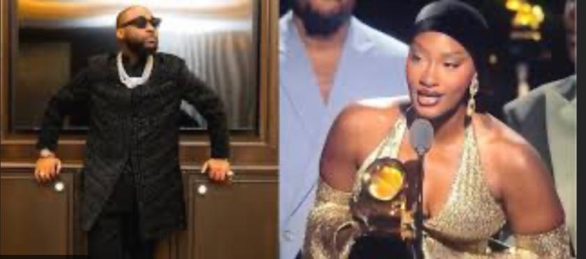 Davido Reacts as Tems Wins Grammy Award: A Celebration of Nigerian Music on the Global Stage