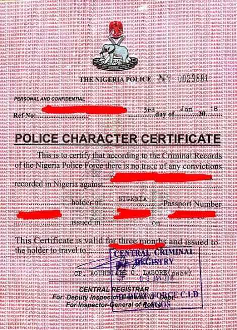 Cost of Police Clearance in Nigeria (Updated Price, 2025)